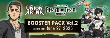 UNION ARENA -  Attack on Titan Vol.2 Display Box JP