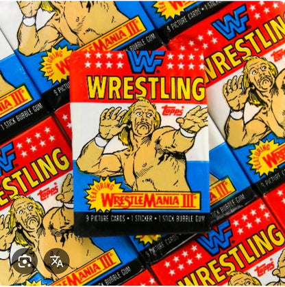 Topps HULK HOGAN WWF Pro Wrestling Trading Card Pack 1987