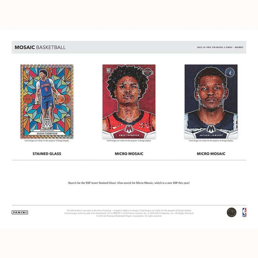 NBA 2023-24 Panini Mosaic Basketball blaster box