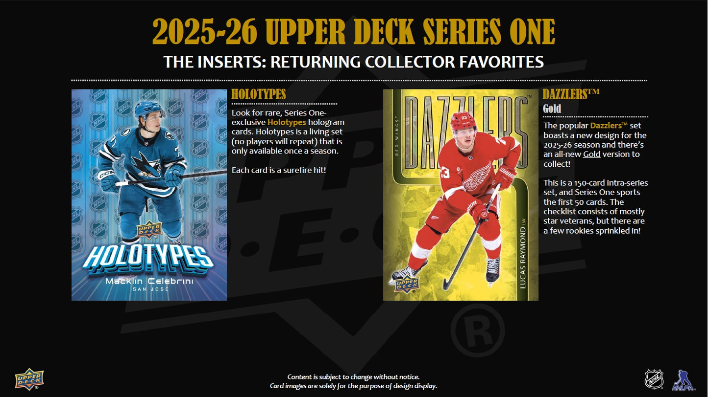 NHL 2025-26 Upper Deck I Hockey Blaster Box
