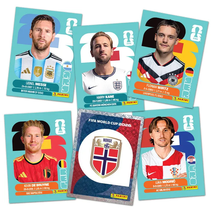 WM FIFA World Cup 2026 Stickerkollektion - Box mit 100 Tüten