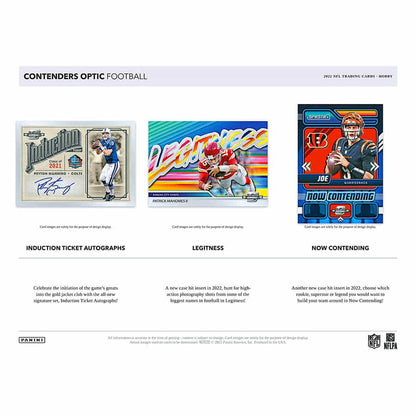 NFL 2022 Panini Contenders Optic Football Hobby Box