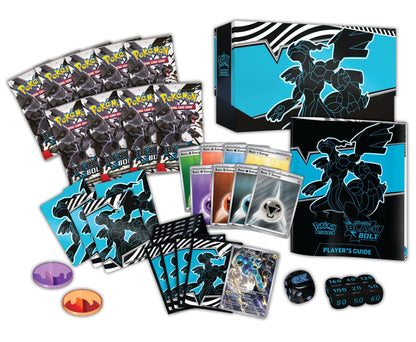 POKEMON Schwarze Blitze 10.5 Top-Trainer-Box Schwarz