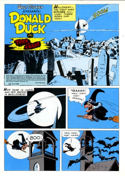 BARKS LITHOGRAPHIE Halloween in Duckburg (Signed Limited Edition, 350 Ex)