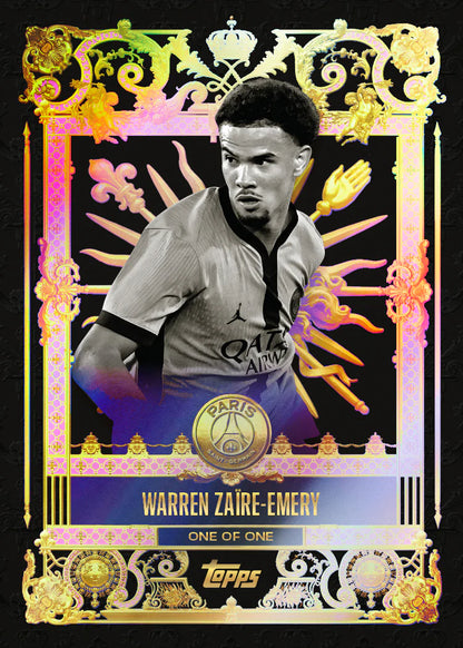 SOCCER Topps Paris Saint-Germain 2024/25 Team Set (1 auto or relic)