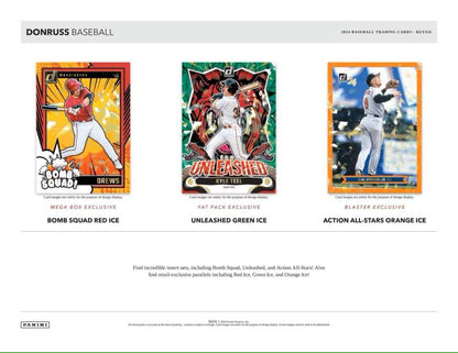 Panini Donruss Baseball 2024 Blaster Box (Auto oder Memo)