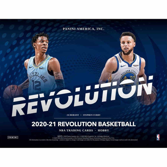 NBA 2020-21 panini revolution basketball hobby box