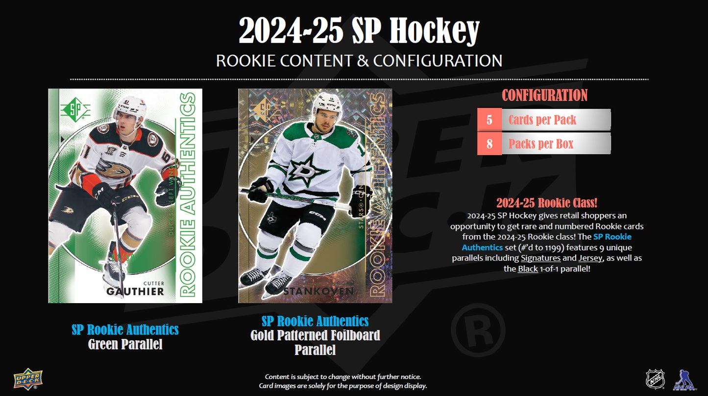 NHL 2024-25 SP Hockey Blaster Box