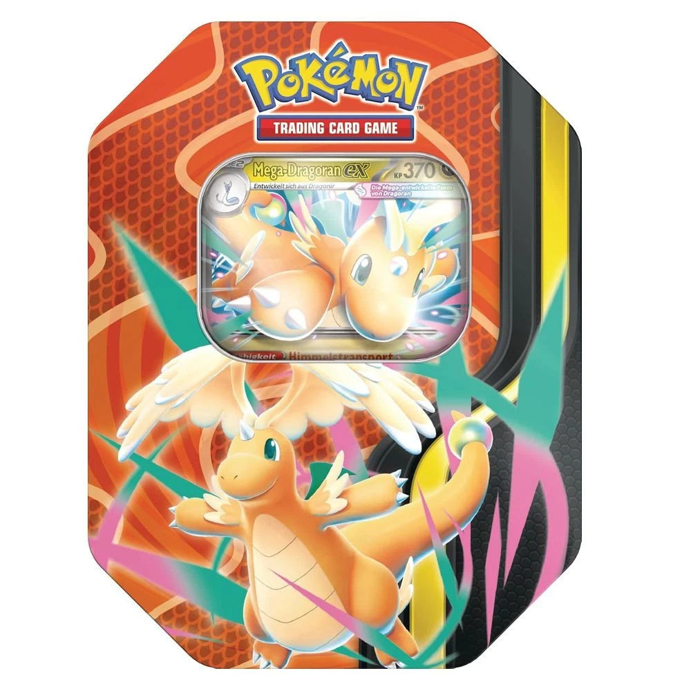 Pokemon Mega-Kräfte alle 3x Tin Boxen 2026 Darkrai, Dragoran & Zeraora Tins im Set DE