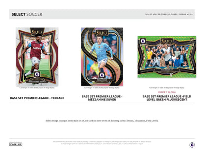 Soccer 2024-25 Panini Select EPL Cards Retail Box