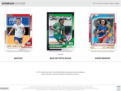 SOCCER 2024-25 Donruss Cards Hobby Box (2 Auto / Memo)