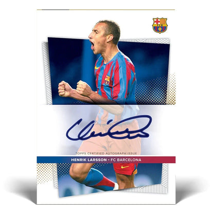 Barcelona 2021-22 TOPPS BOX Offizielles Team-Set