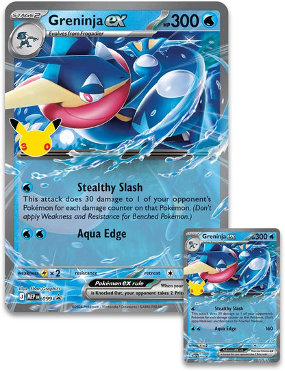 Pokémon TCG 30th Celebration ex Box Greninja ex EN