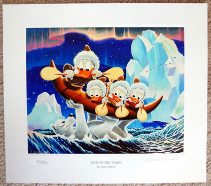 BARKS LITHOGRAPHIE Luck of the north (2000) (Signed Limited Edition, 595 Ex)