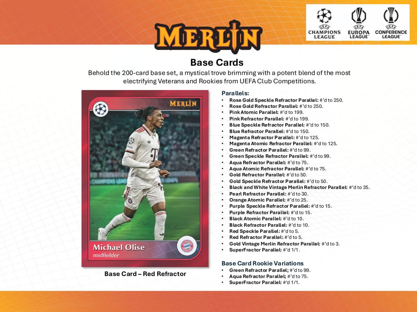 SOCCER 2024-25 Topps Merlin UEFA Blaster Box