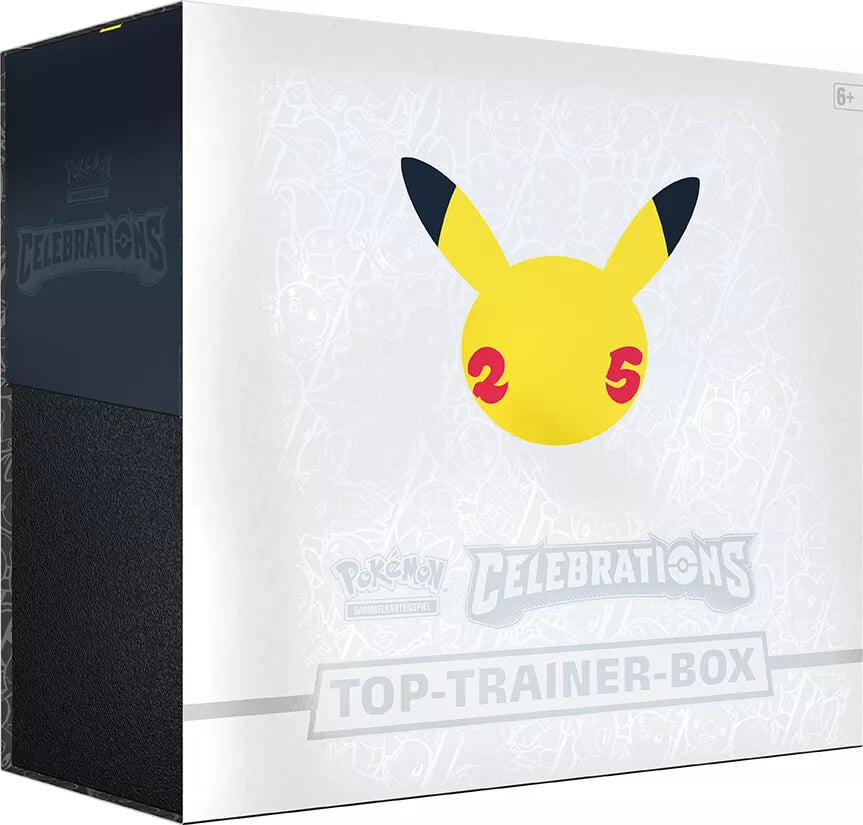 POKEMON 25 Jahre Pokemon Celebrations Top Elite Trainer Box DE