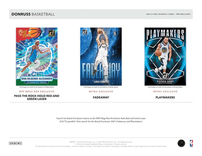 NBA 2024-25 Donruss Basketball Cards mega box