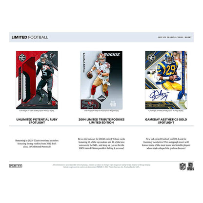 NFL 2022 Panini Limited Football Hobby box (2 Autograph)