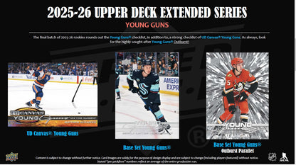NHL 2025-26 Hockey Upper Deck Extended Series Mass Blaster Value Box
