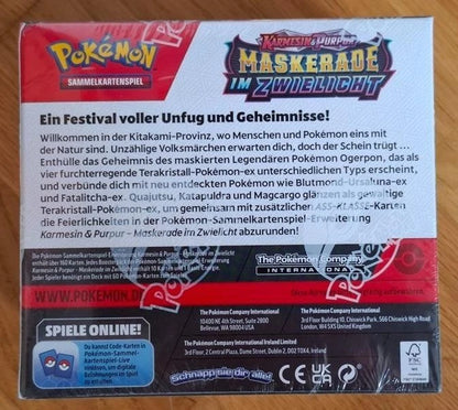 Pokemon Maskerade im Zwielicht Box Display - 36 Booster DE