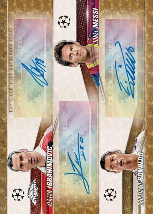 SOCCER 2023-24 Topps Chrome UEFA Club Competitions - Hobby Box Yamal RC