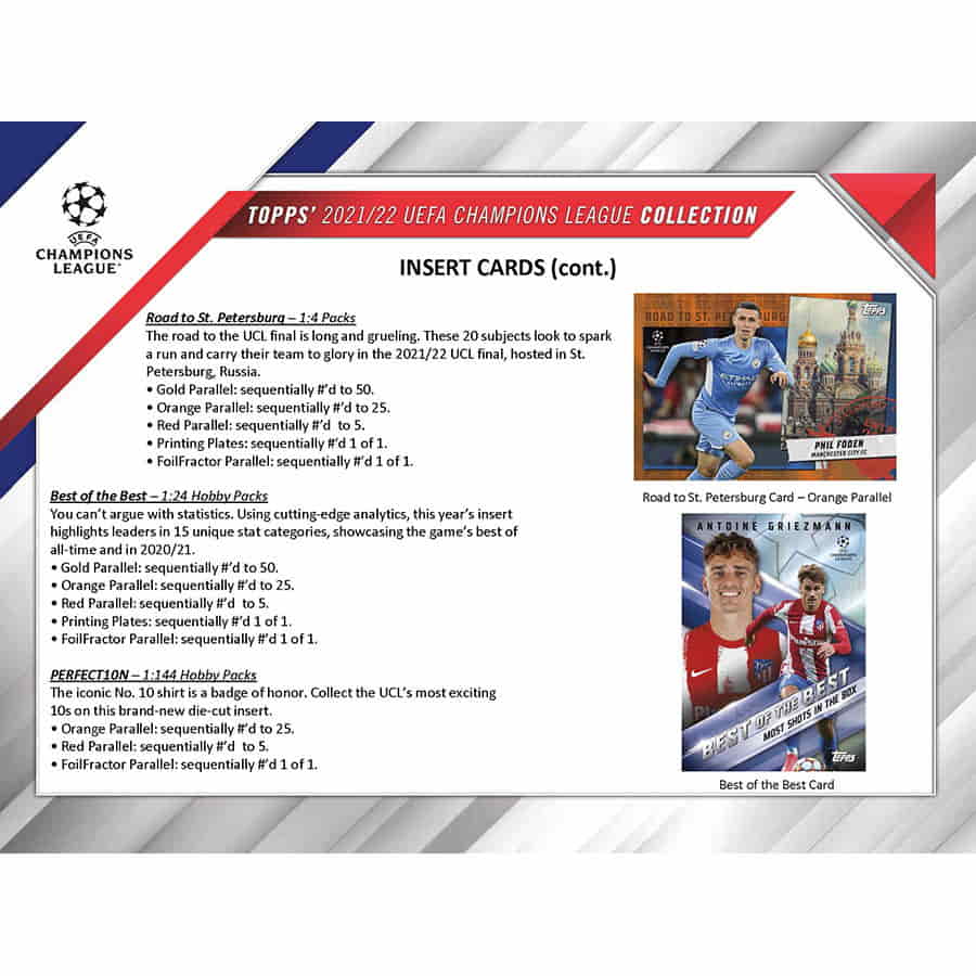 SOCCER 2021-22 Topps Uefa Champions League Flagship Hobby Box