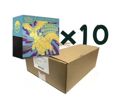 POKEMON - Erhabene Helden 10 Top-Trainer-Boxen Mega-Entwicklung im Case DE