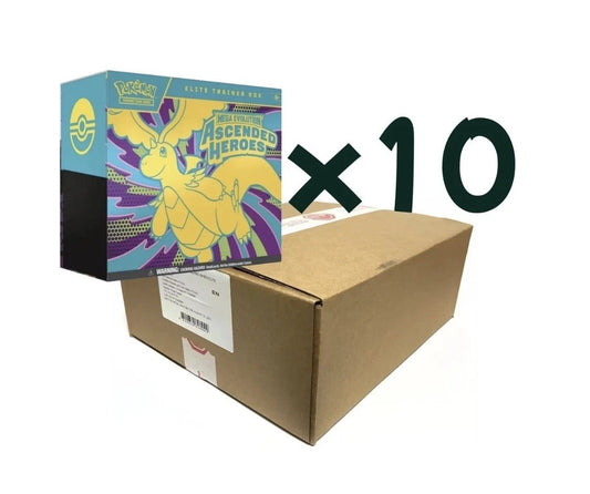 POKEMON - Erhabene Helden 10 Top-Trainer-Boxen Mega-Entwicklung im Case DE