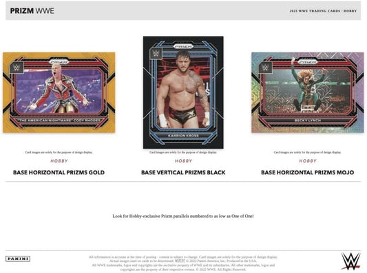 WWE 2023 Panini Prizm Hobby box (2 Autographed Cards)