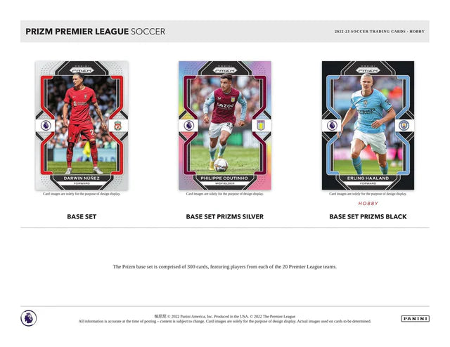 SOCCER 2022-23 Panini Prizm EPL Soccer Cards Box (1) Autographed