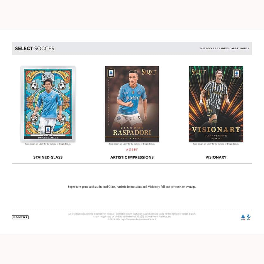 SOCCER 2023-24 Panini Select Serie A Card Hobby Box