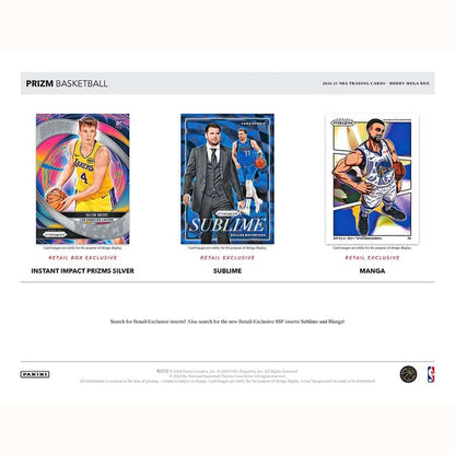 NBA 2024-25 Prizm Basketball Cards - Hobby Mega Box