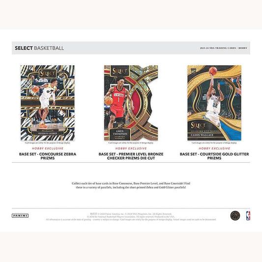 NBA 2023-24 Panini Select Basketball Hobby H2 Box