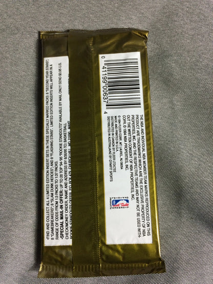 NBA 1994/95 Fleer Jam Session Premiere Edition 3 Packs  Jordan, Shaq