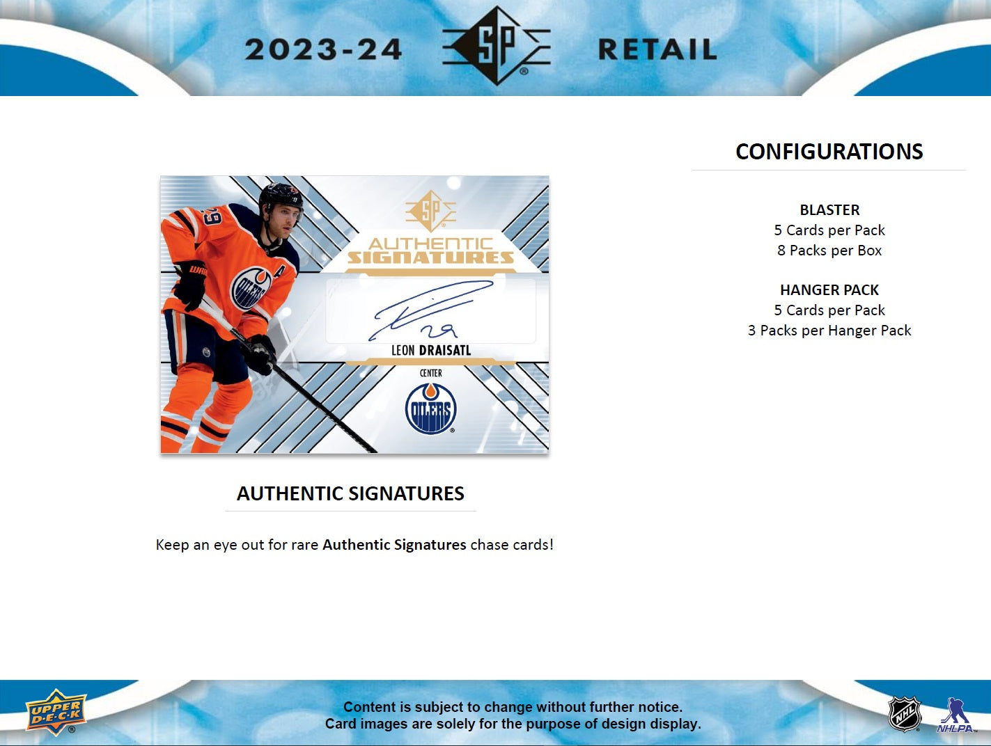 NHL 2023-24 SP Hockey Blaster Box