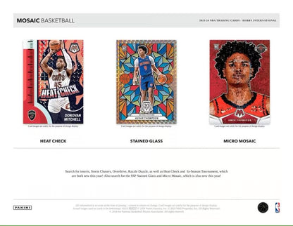 NBA 2023/24 Panini Mosaic Basketball International Hobby Box