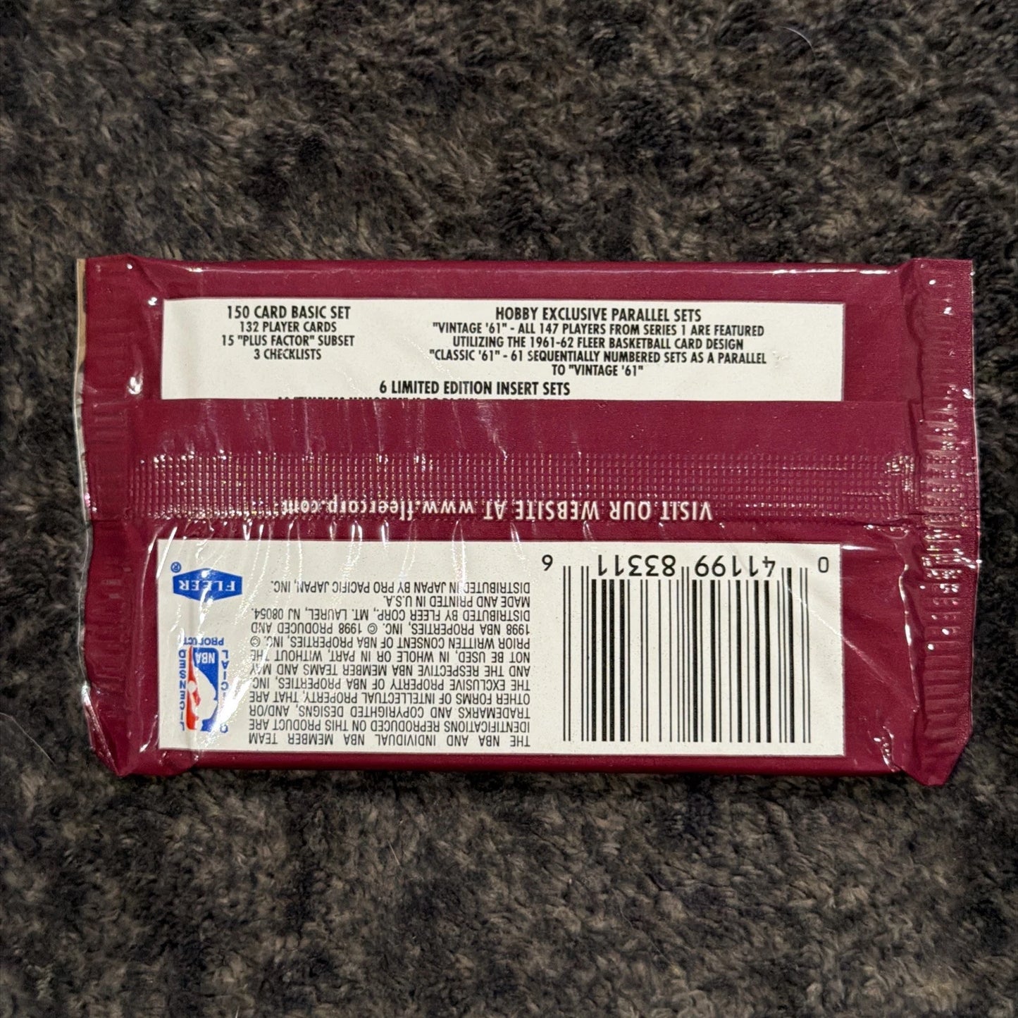 NBA 1998-99 Fleer Tradition Basketball 1 Hobby Pack (Rare!)