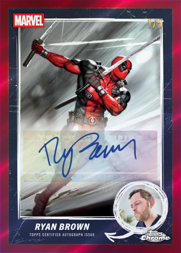 Deadpool Wolverine 2025 Topps Chrome Hobby Box