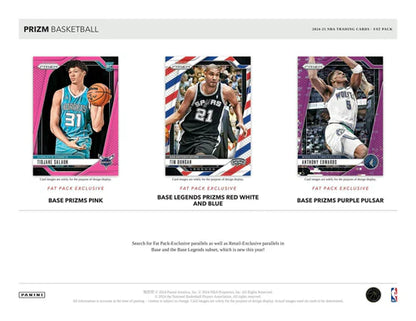 NBA 2024/25 Panini Prizm Basketball Fat Pack Box (12/15)