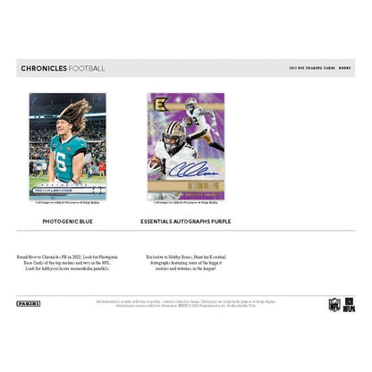NFL 2022 Panini Chronicles Football Hobby Box