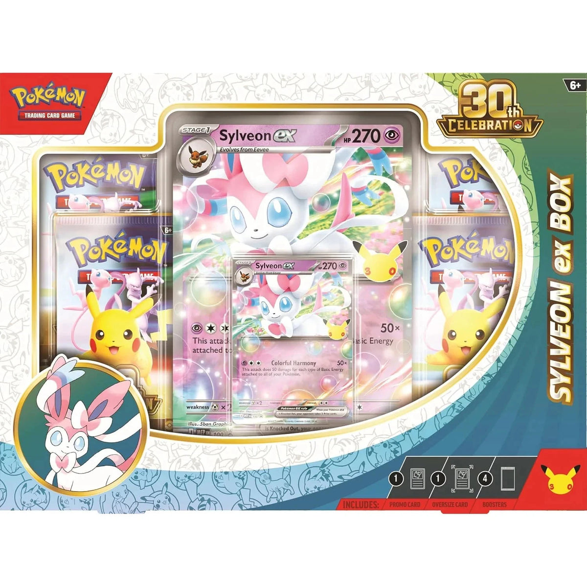 Pokémon TCG 30th Celebration ex Box – Sylveon ex EN