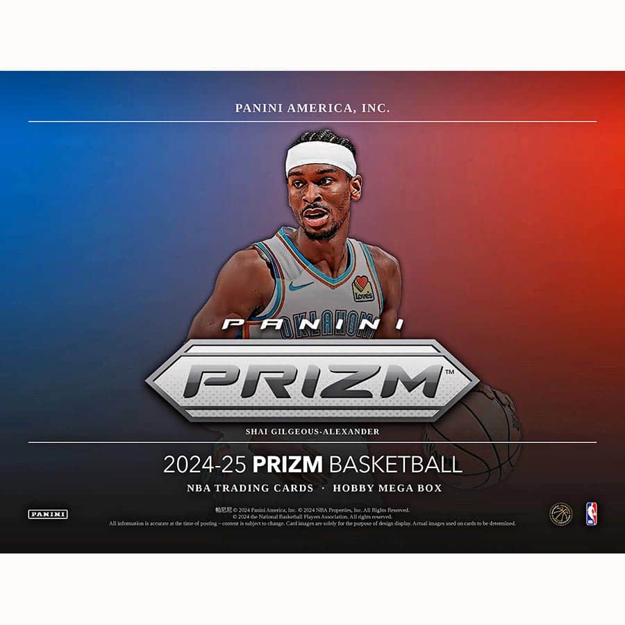 NBA 2024-25 Prizm Basketball Cards - Hobby Mega Box