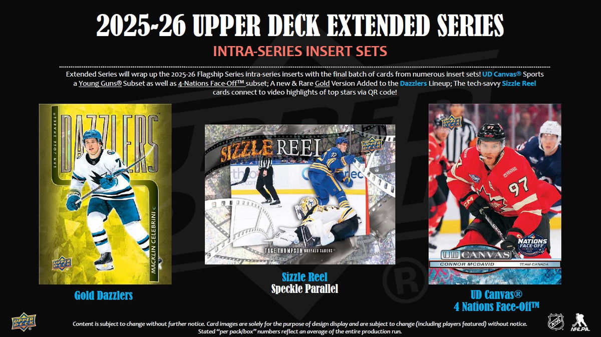 NHL 2025-26 Hockey Upper Deck Extended Series Mass Blaster Value Box