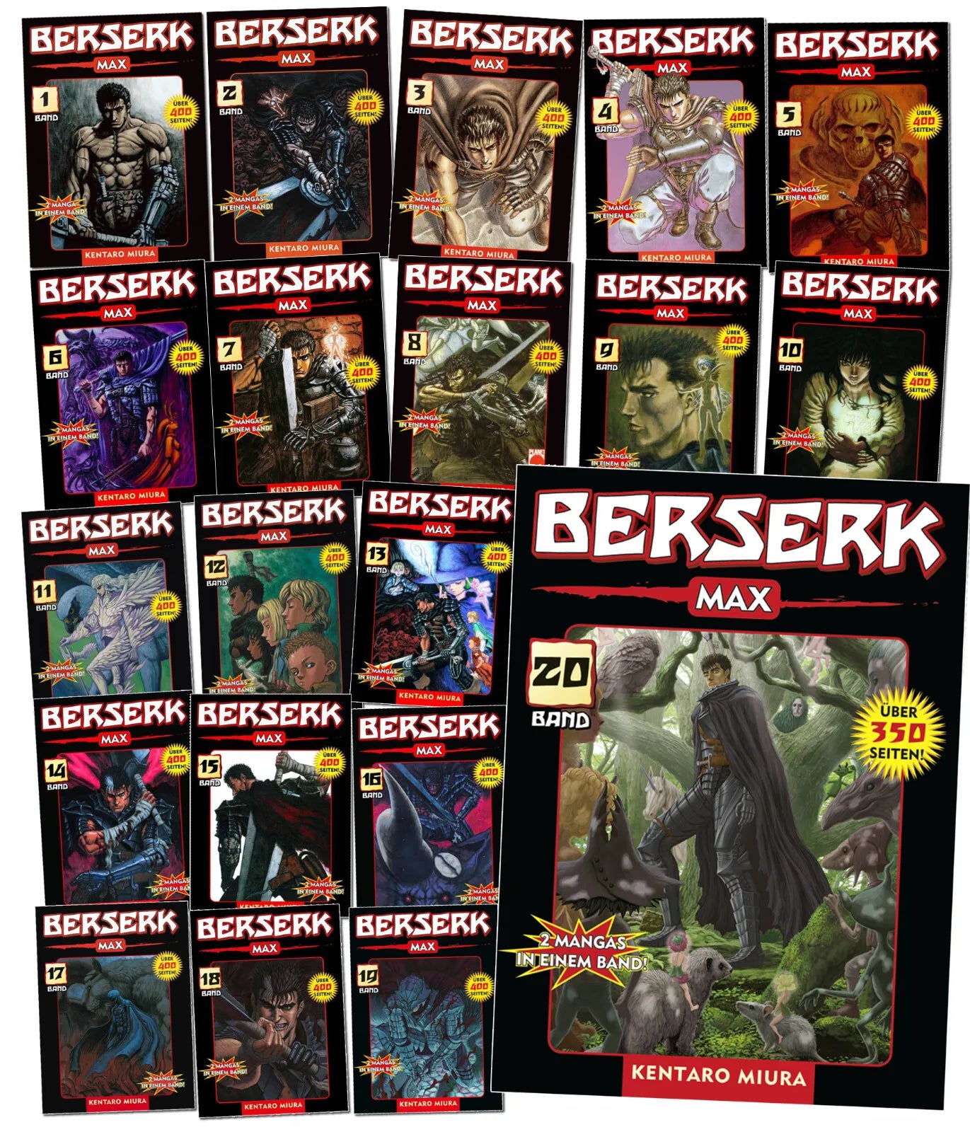 MANGA Berserk Max Manga Band 1 - 21