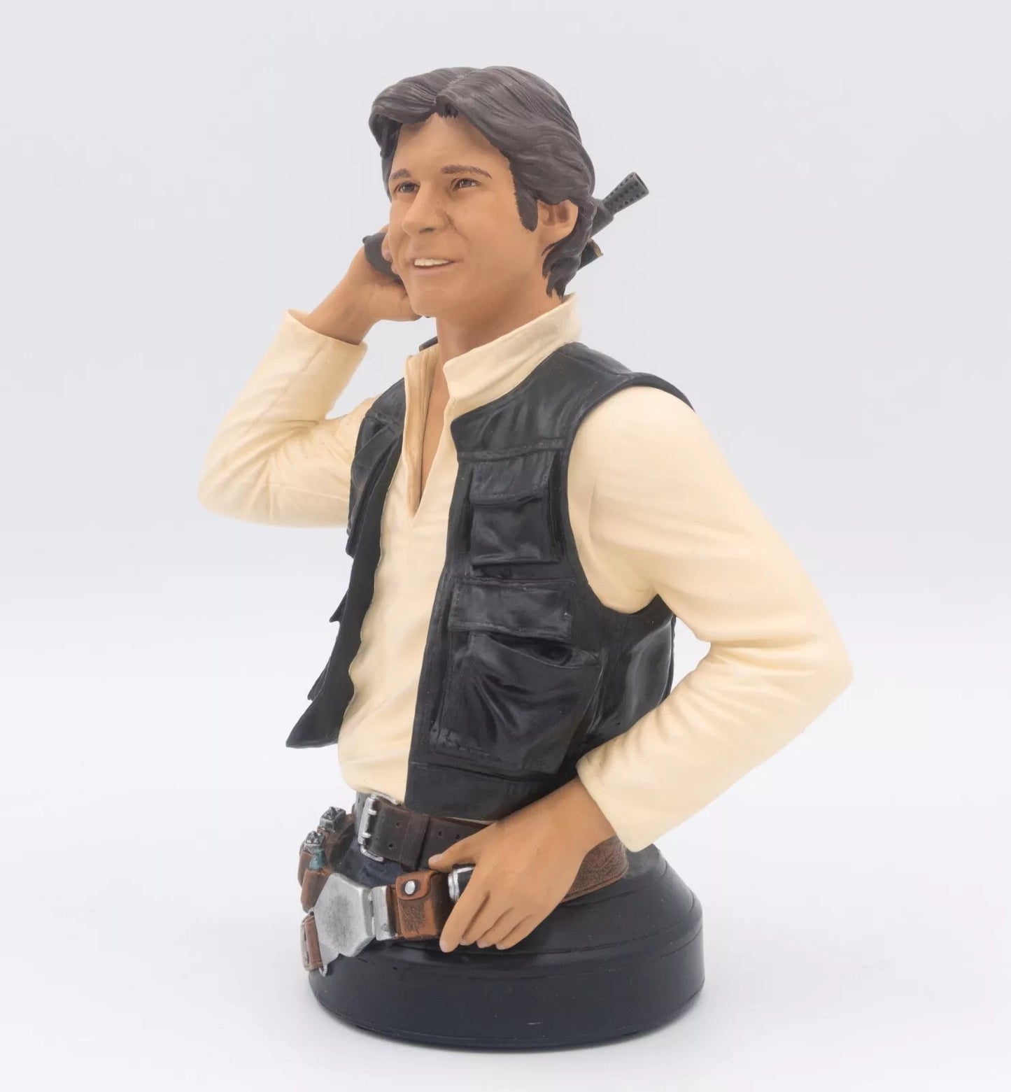 FIGUR Gentle Giant Star Wars Büsten Han Solo (2005) + Chewbacca (2006) Limited Edition