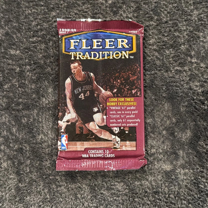 NBA 1998-99 Fleer Tradition Basketball 1 Hobby Pack (Rare!)