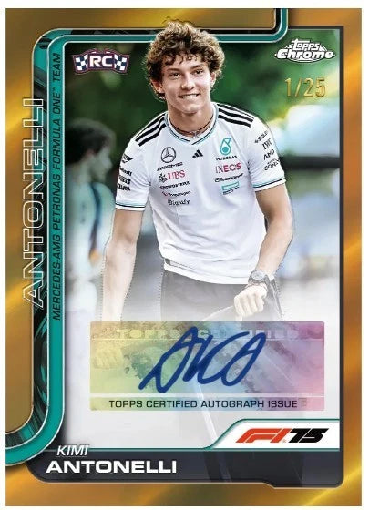 F1 Topps Formula One Chrome 2025 Blaster Box