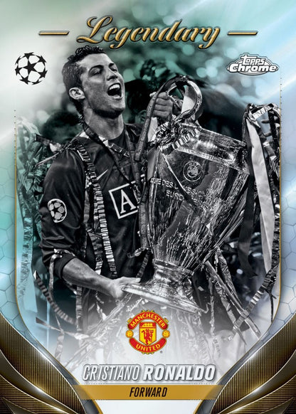 SOCCER 2023-24 Topps Chrome UEFA Club Competitions - Hobby Box Yamal RC