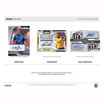 SOCCER 2024-25 Panini Prizm English Premier League Hobby Box (1 Auto)