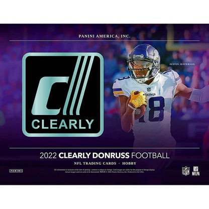 NFL 2022 Clearly Donruss Football Hobby Box (1 Autograph)
